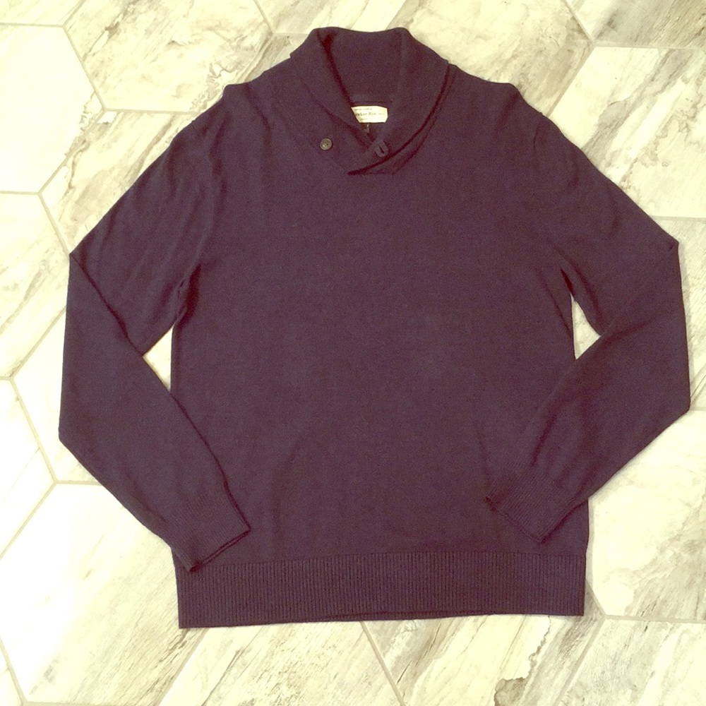 Men’s Shawl Neck Sweater - NWOT